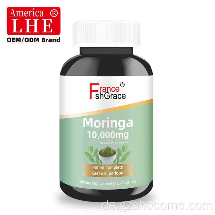 Shecome Moringa-Kapseln, antioxidative Energie, Immununterstützung
